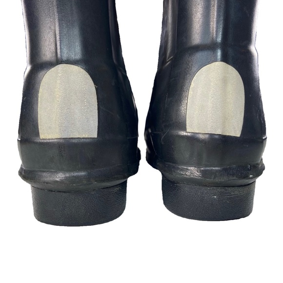 Hunter Shoes Women’s Size 6 EU 37 Tall Rain Boots Solid Black Classic Yng-Gloss - Picture 7 of 14